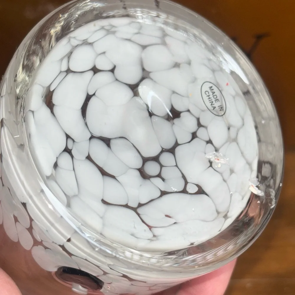 🖤 Thyme & Table 12 oz Cloud Heart Drinking Glass